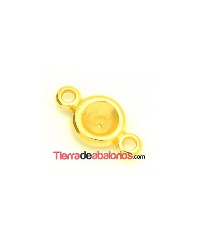 Conector 12mm para Chatón SS39, Dorado