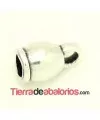 Terminal con Anilla 11x6mm Agujero 4mm, Plateado