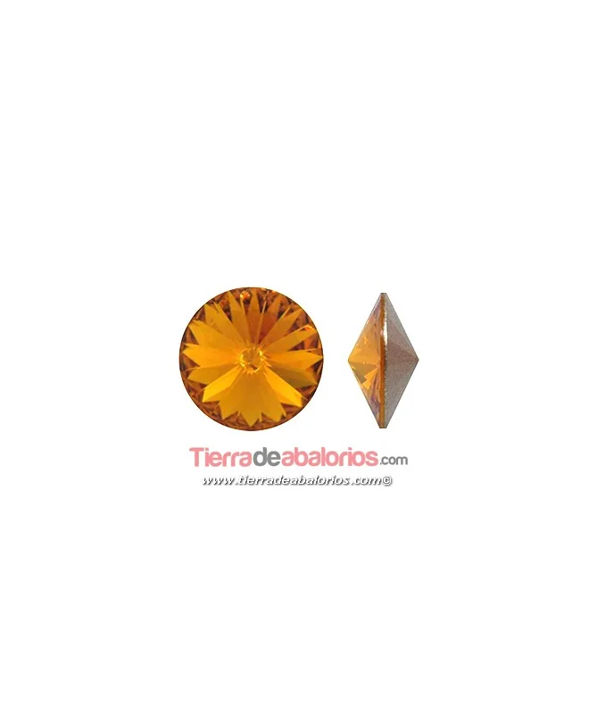 Rivoli Swarovski 14mm Topaz