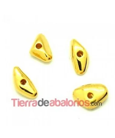 Entrepieza Chips Irregulares de 8/10mm Aprox. Doradas Entrepieza Chips Irregulares de 8/10mm Aprox. Doradas