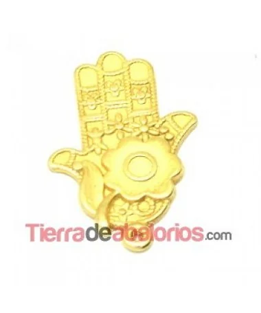 Mano de Fátima 28mm, Dorada Mano de Fátima 28mm, Dorada