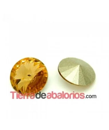 Rivoli Swarovski 14mm Light Colorado Topaz