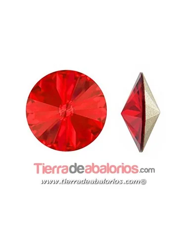 Rivoli Swarovski 12mm Light Siam