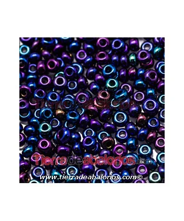 Rocalla 9/0 Azul Bristol Irisado