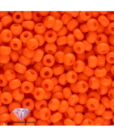 Rocalla 9/0 Naranja Mate Rocalla 9/0 Naranja Mate