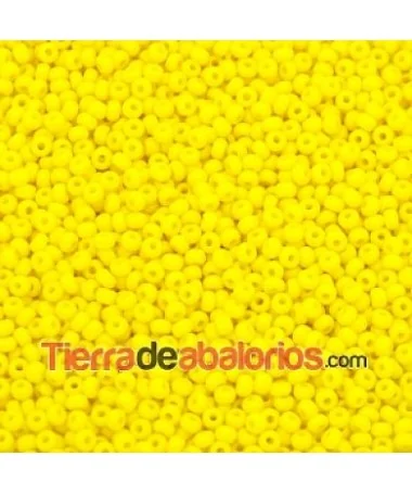 Rocalla 9/0 Amarillo Mate Rocalla 9/0 Amarillo Mate