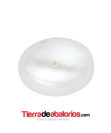 Perla de Nacar Oval 19x16mm Blanca Perla de Nacar Oval 19x16mm Blanca