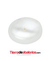 Perla de Nacar Oval 19x16mm Blanca