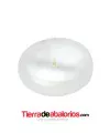 Perla de Nacar Oval 19x16mm Blanca
