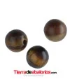 Ojo de Tigre Bola 6mm Agujero 1.5mm