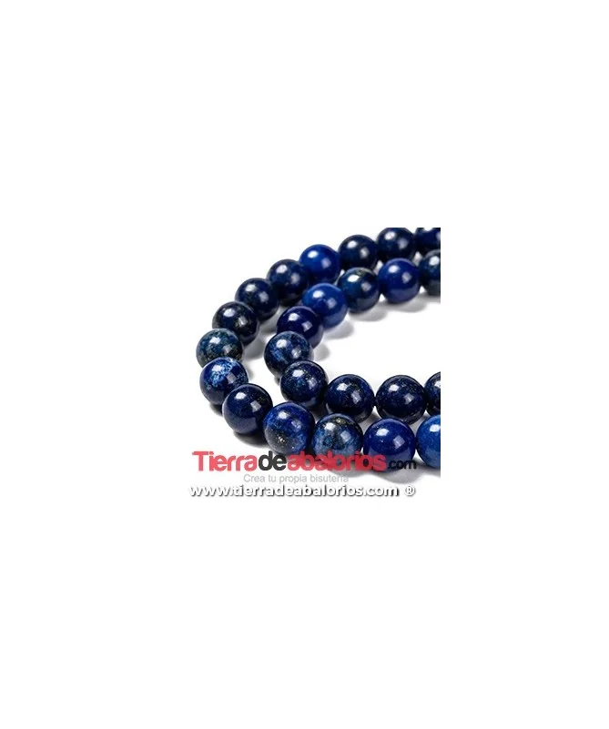 Lapislazuli Bola 8mm agujero 1mm