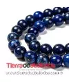 Lapislazuli Bola 8mm agujero 1mm