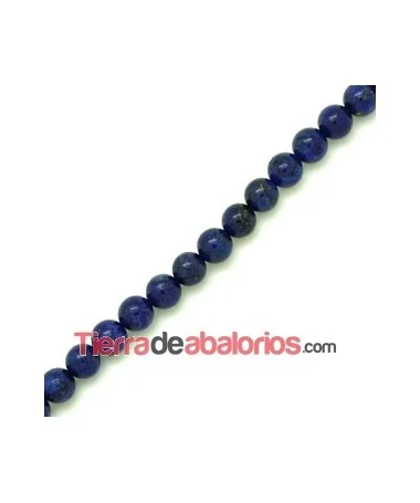Lapislazuli Bola 4mm, Agujero 0,7mm aprox.