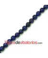 Lapislazuli Bola 4mm, Agujero 0,7mm aprox.