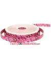 Lazo 10mm Estampado Leopardo Fucsia