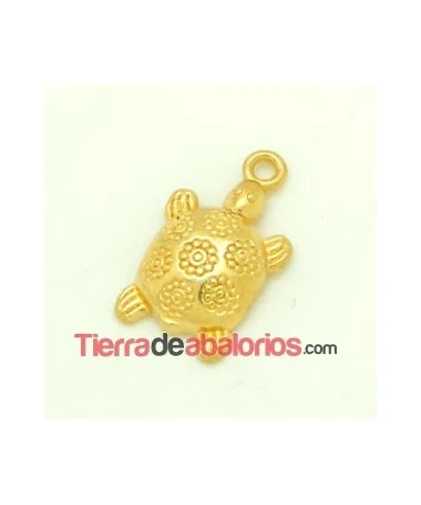 Colgante Tortuga de 13x10mm, Dorado Colgante Tortuga de 13x10mm, Dorado