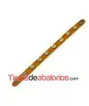 Pulsera de Cuero para Chatones SS39, color Camel