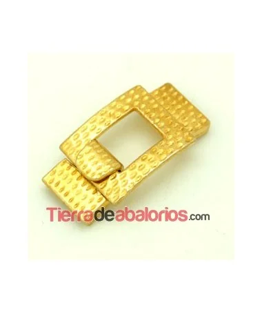 Cierre Hebilla 49x25mm Agujero 15x2,5mm, Dorado