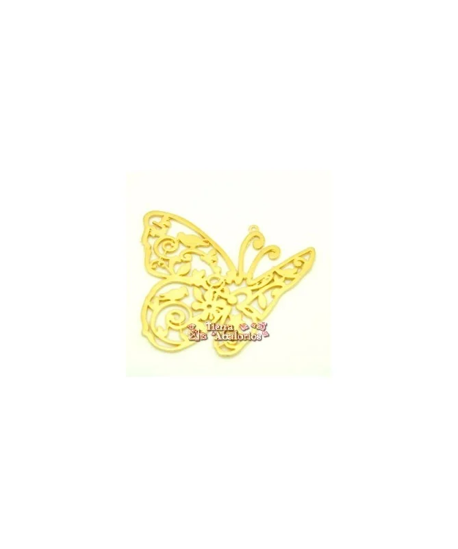Colgante Mariposa 70mm Dorada