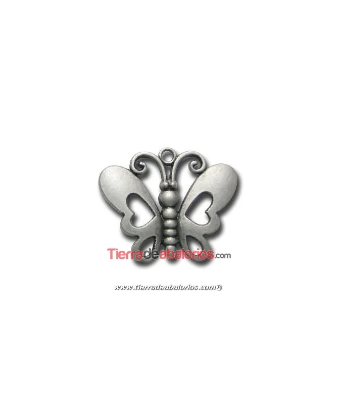 Colgante Mariposa 44x35mm, Plateado Colgante Mariposa 44x35mm, Plateado