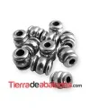 Tubo 7x7mm Agujero 3mm, Plateado