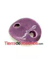 Calabrote Cerámica 30x25mm Morado con Brillos