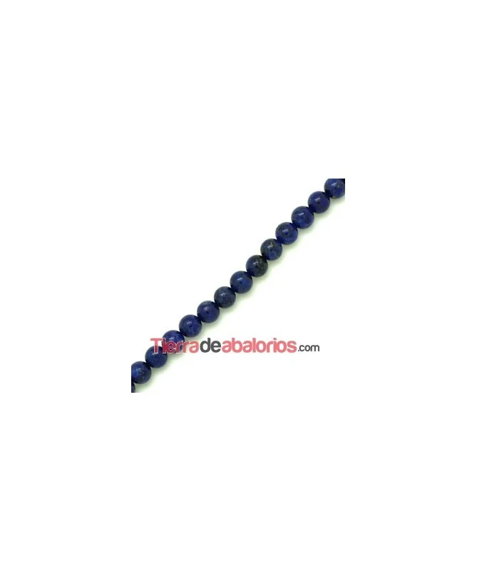 Lapislazuli Bola 8mm agujero 1mm