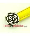 Terminal Media Caña Flor 16mm Agujero 10x5mm