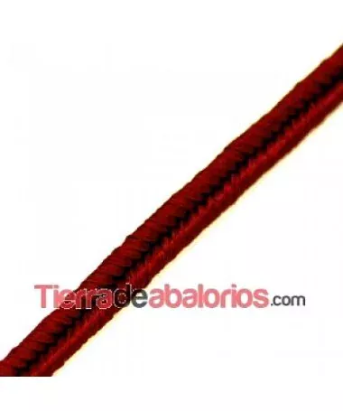 Cordón Soutache Rayon 3mm Granate Cordón Soutache Rayon 3mm Granate