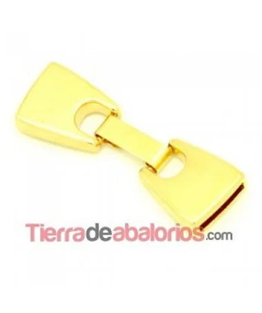 Cierre con Trabilla Agujero 13x3mm, Dorado