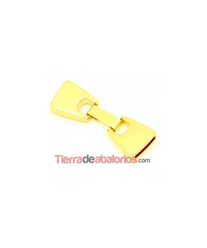 Cierre con Trabilla Agujero 13x3mm, Dorado