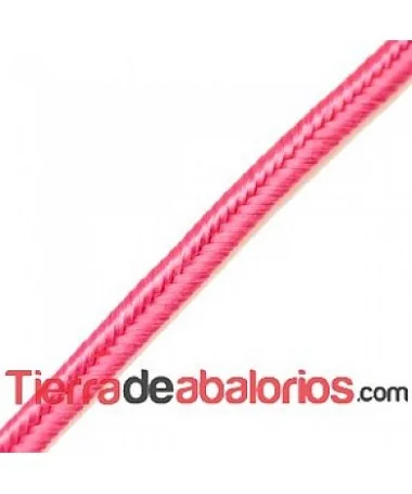 Cordón Soutache Rayon 3mm Rosa