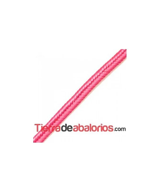 Cordón Soutache Rayon 3mm Rosa