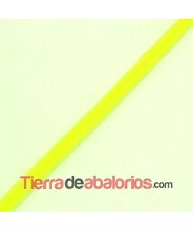 Cordón Soutache Rayon 3mm Amarillo Fluorescente Cordón Soutache Rayon 3mm Amarillo Fluorescente