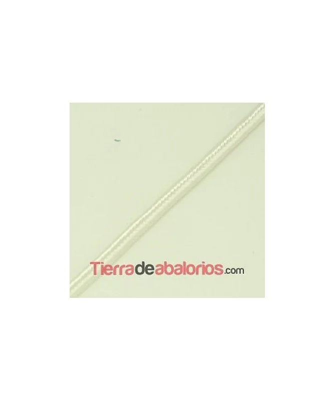 Cordón Soutache Rayon 3mm Marfil