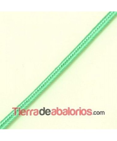Cordón Soutache Rayon 3mm Verde Pastel