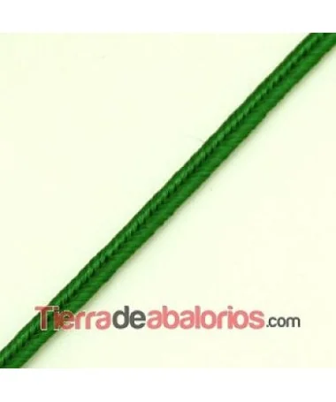 Cordón Soutache Rayon 3mm Verde Pradera Cordón Soutache Rayon 3mm Verde Pradera