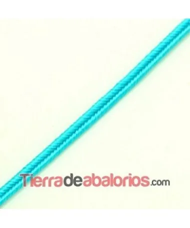 Cordón Soutache Rayon 3mm Turquesa
