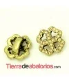 Pasador Trebol 4 Hojas 12mm Agujero 5x2mmv Oro Viejo