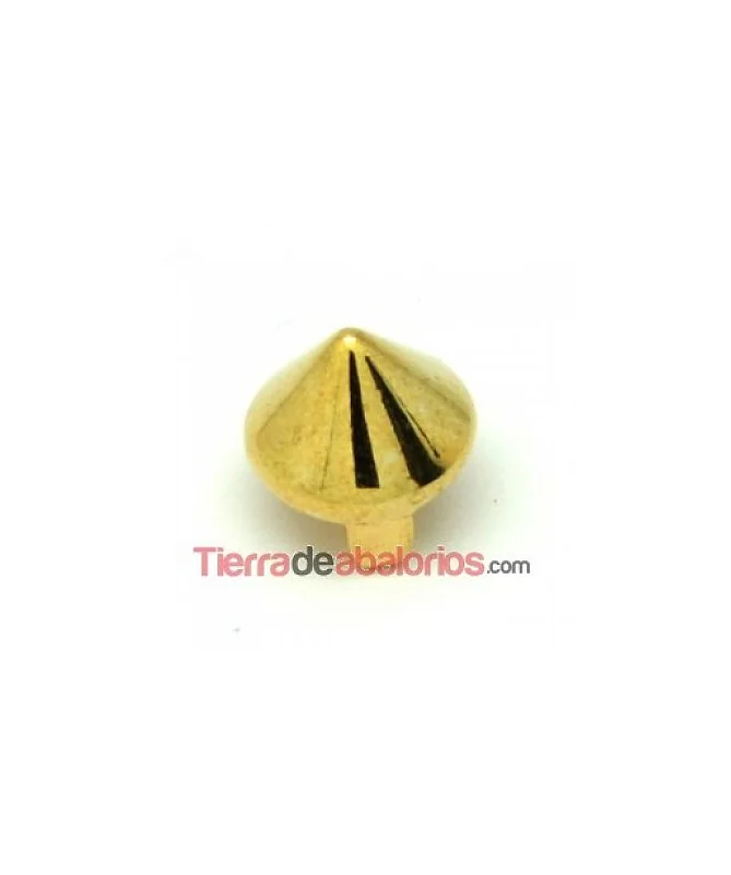 Pasador Cono 13mm Agujero 10x3mm Dorado