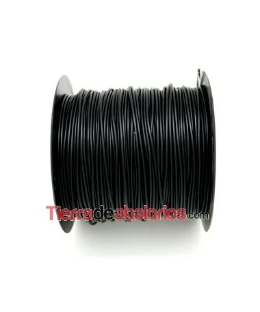 Cordón de Caucho 2mm, Negro