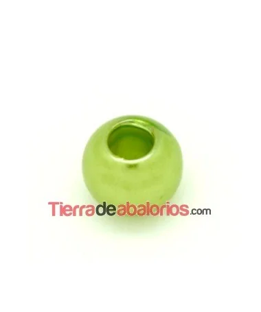 Bola Plástica 12mm Agujero 5mm Verde Claro