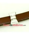 Pasador Lazo 15x9mm Agujero 10x2,5mm, Plateado