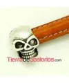 Terminal Media Caña Calavera 18x9mm Agujero 10x5mm
