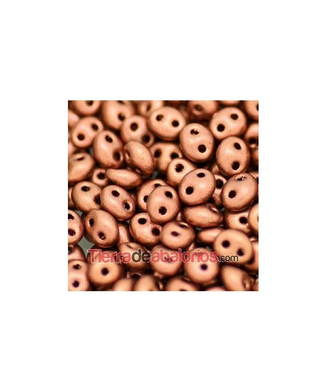 Twin Bead 2,5x5mm Cobre Mate Metalizado