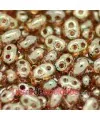 Twin Bead 2,5x5mm Ambar Irisado