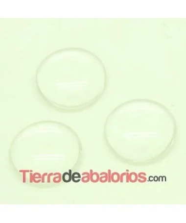 Cabujón Cristal 20mm Efecto Lupa