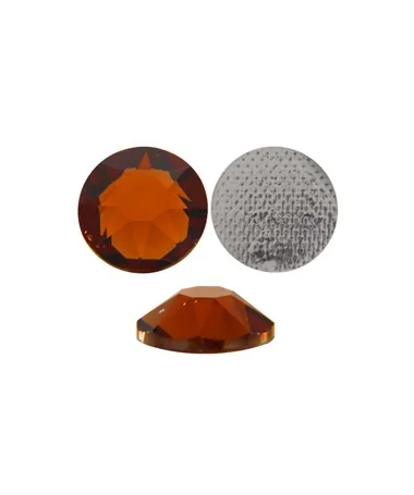 Hotfix Swarovski Xirius SS16, Smoked Topaz Hotfix Swarovski Xirius SS16, Smoked Topaz
