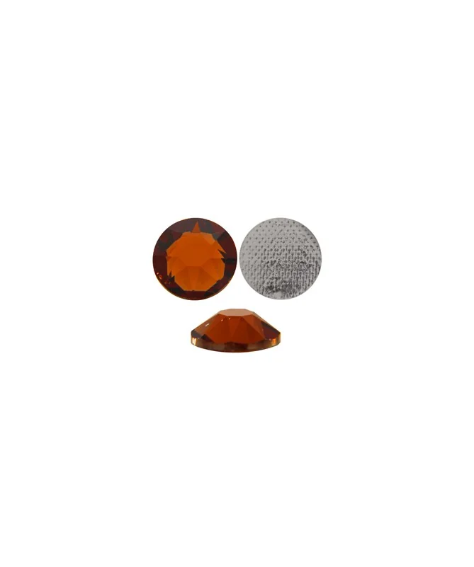 Hotfix Swarovski Xirius SS16, Smoked Topaz