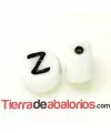 Entrepieza Moneda 6x4mm Agujero 0,9mm Letra Z